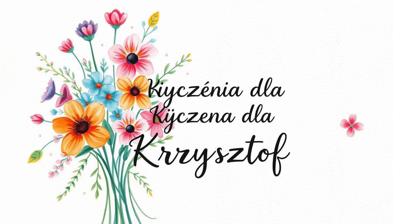 Życzenia dla krzysztofa
