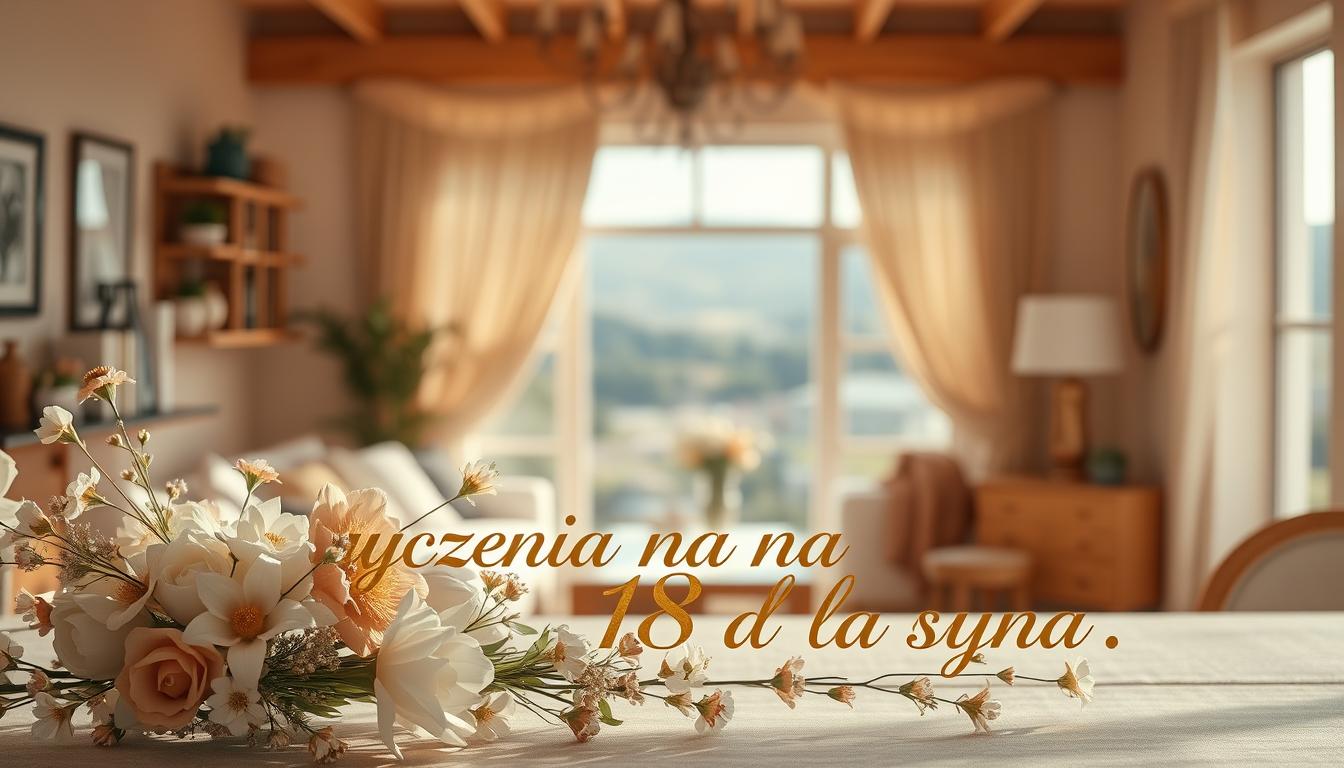 Życzenia na 18 dla syna